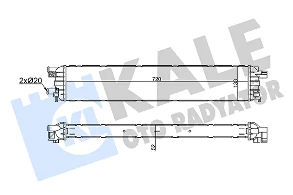 Интеркулер KALE OTO RADYATOR