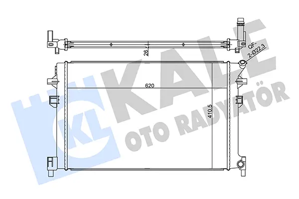 Интеркулер KALE OTO RADYATOR