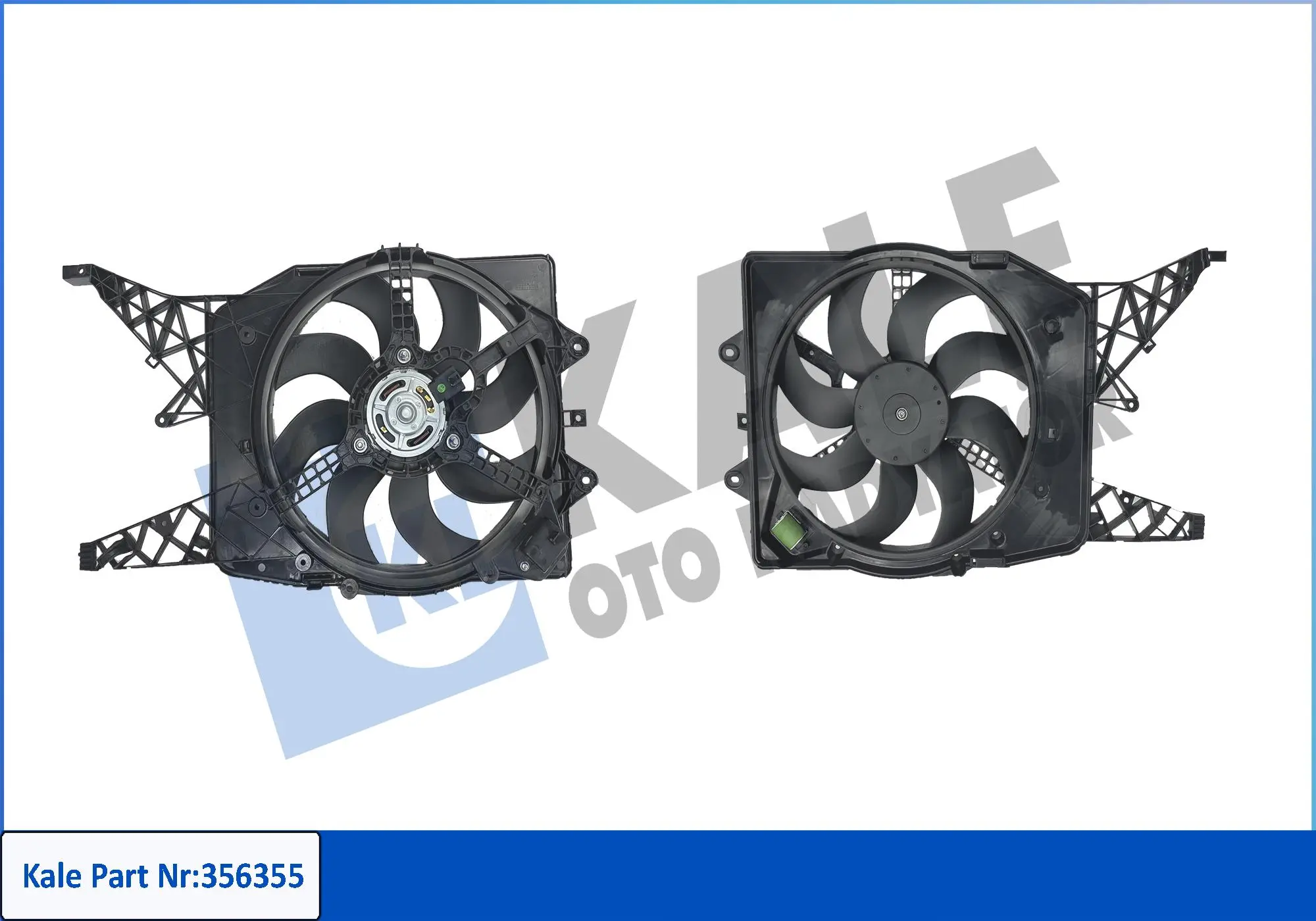 вентилатор, охлаждане на двигателя KALE OTO RADYATOR   