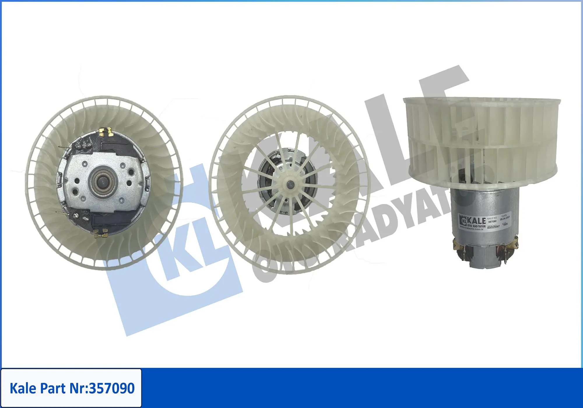 вентилатор вътрешно пространство KALE OTO RADYATOR   