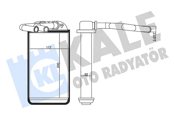 топлообменник, отопление на вътрешното пространство KALE OTO RADYATOR   