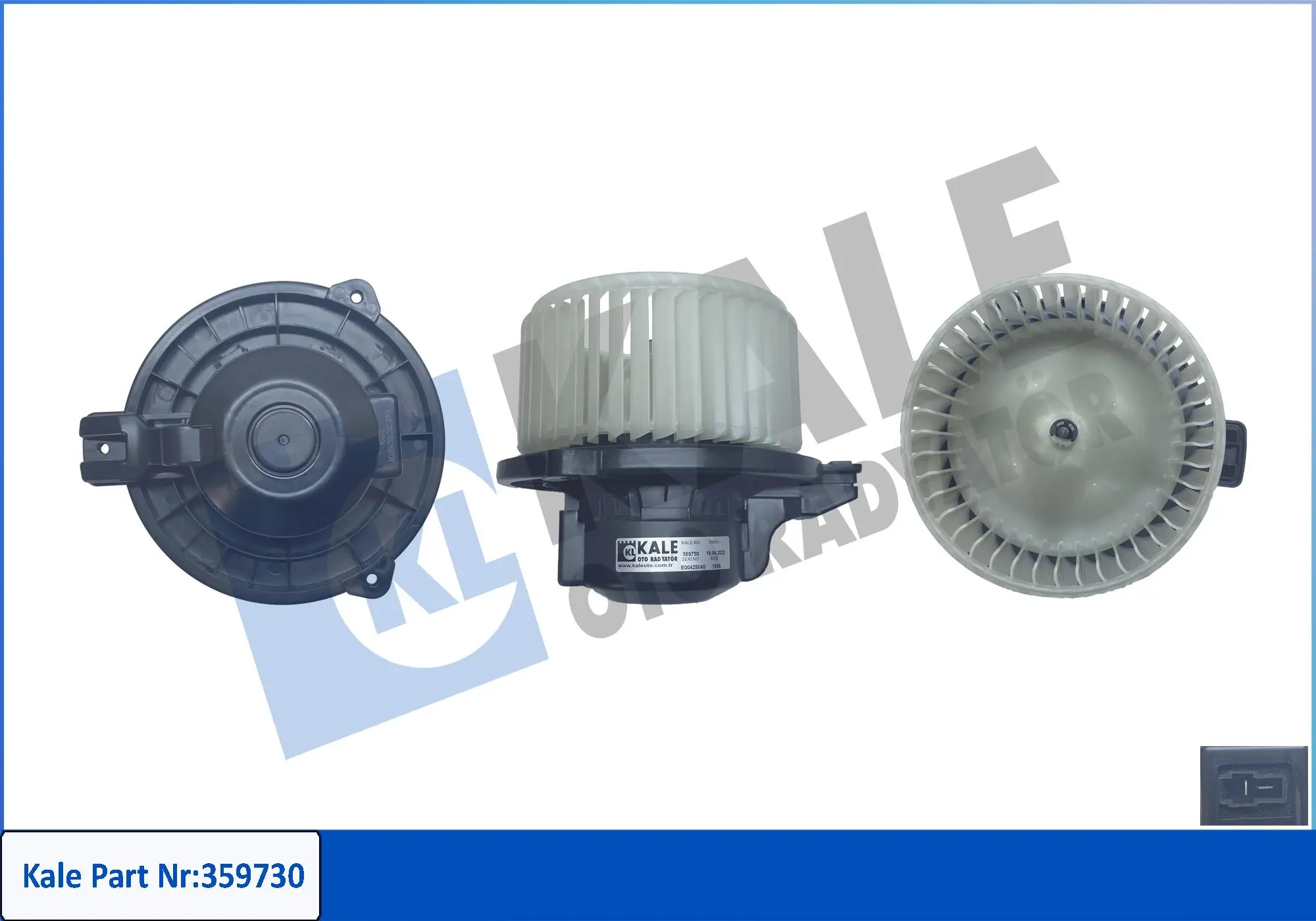 вентилатор вътрешно пространство KALE OTO RADYATOR   