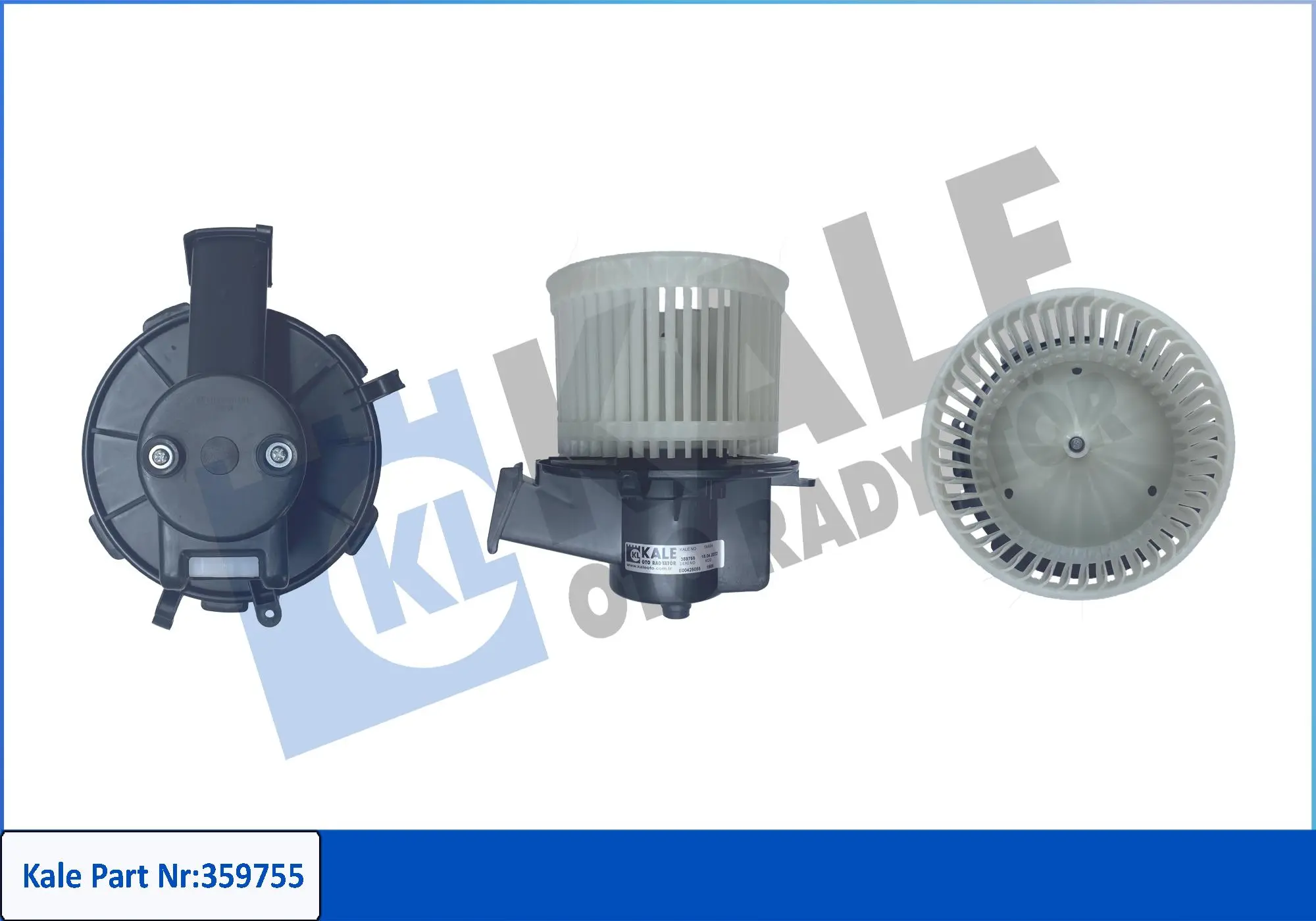 вентилатор вътрешно пространство KALE OTO RADYATOR   