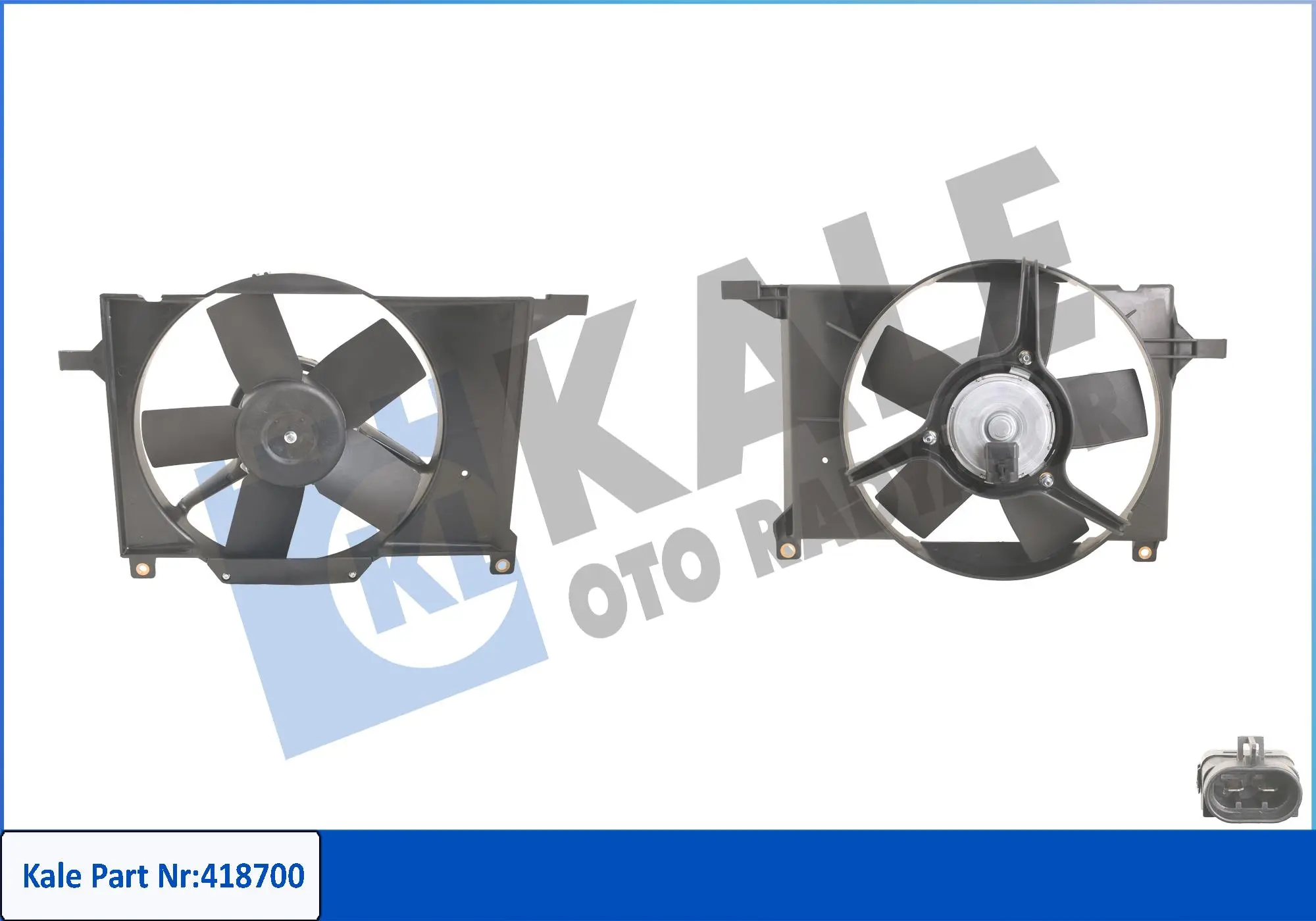 вентилатор, охлаждане на двигателя KALE OTO RADYATOR   