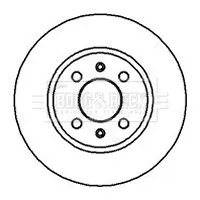спирачен диск BORG & BECK         
