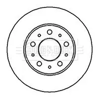 спирачен диск BORG & BECK         