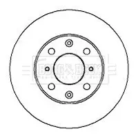спирачен диск BORG & BECK         