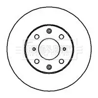 спирачен диск BORG & BECK         