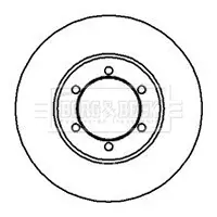 спирачен диск BORG & BECK         