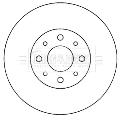 спирачен диск BORG & BECK         