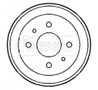 спирачен диск BORG & BECK         