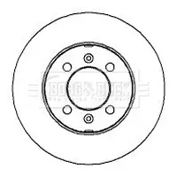 спирачен диск BORG & BECK         