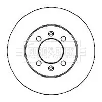 спирачен диск BORG & BECK         