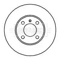 спирачен диск BORG & BECK         
