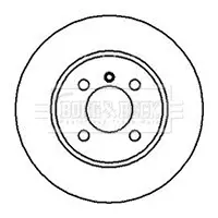 спирачен диск BORG & BECK         