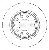 спирачен диск BORG & BECK         