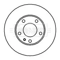 спирачен диск BORG & BECK         