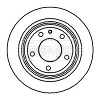 спирачен диск BORG & BECK         