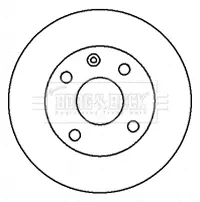 спирачен диск BORG & BECK         