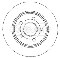 спирачен диск BORG & BECK         