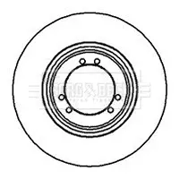 спирачен диск BORG & BECK         