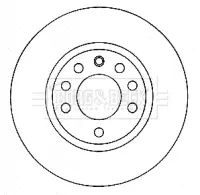 спирачен диск BORG & BECK         