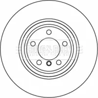 спирачен диск BORG & BECK         