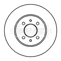 спирачен диск BORG & BECK         