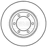 спирачен диск BORG & BECK         