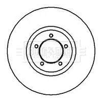 спирачен диск BORG & BECK         