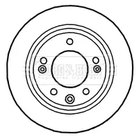 спирачен диск BORG & BECK         