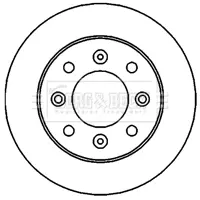спирачен диск BORG & BECK         