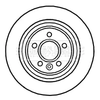 спирачен диск BORG & BECK         