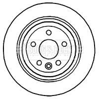 спирачен диск BORG & BECK         