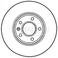 спирачен диск BORG & BECK         