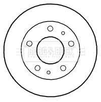 спирачен диск BORG & BECK         