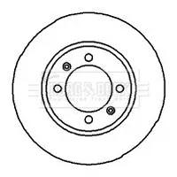 спирачен диск BORG & BECK         