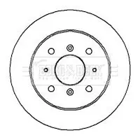 спирачен диск BORG & BECK         