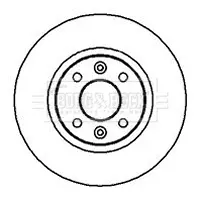 спирачен диск BORG & BECK         