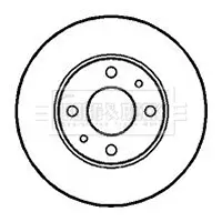 спирачен диск BORG & BECK         