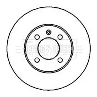 спирачен диск BORG & BECK         