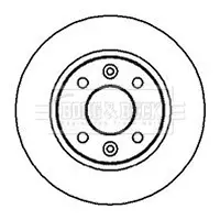 спирачен диск BORG & BECK         