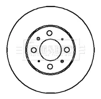 спирачен диск BORG & BECK         