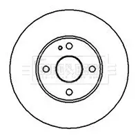 спирачен диск BORG & BECK         