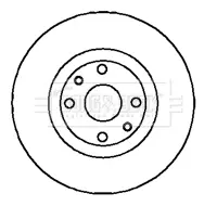 спирачен диск BORG & BECK         