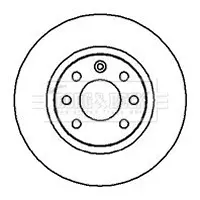 спирачен диск BORG & BECK         