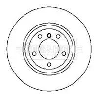 спирачен диск BORG & BECK         