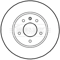 спирачен диск BORG & BECK         