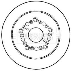 спирачен диск BORG & BECK         