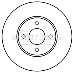 спирачен диск BORG & BECK         